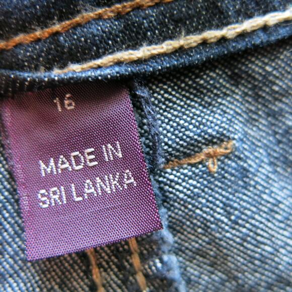 GLORIA VANDERBILT Amanda Jeans Size 16 Average Women High Rise Blue Dark Plus - Picture 7 of 11